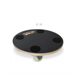 Support à roulette rond ø38...
