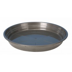Soucoupe plastique gris ø12