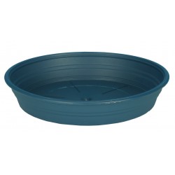 Soucoupe plastique bleu ø15