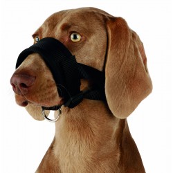 Muselière sangle L-nylon-noir