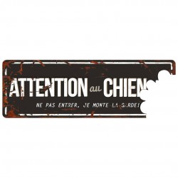 PANNEAU CHIEN BEWARE OF THE...