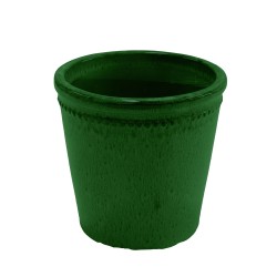 Pot De Fleur Verni Vert...