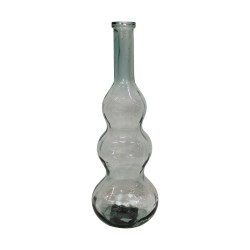 Vase Bouteille Dodue Gris...