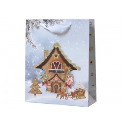Sac Cadeau Chalet 10X26X32...