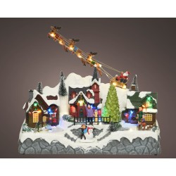 Village Traineau Volant Led...