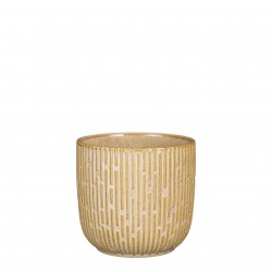 Cache-Pot Sara Rond Marron...