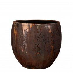 Cache-Pot Roel Rond Rouille...