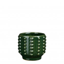 Cache-Pot Boaz Rond Vert En...