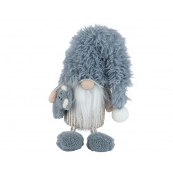 Gnome Bonnet Pompom Bleu En...