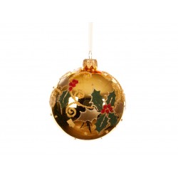 Boule Houx Or En Verre Ø8 -...