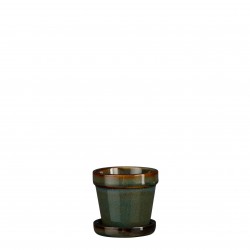 Pot + Soucoupe Clint Vert...