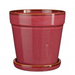 Pot + Soucoupe Clint Rose...
