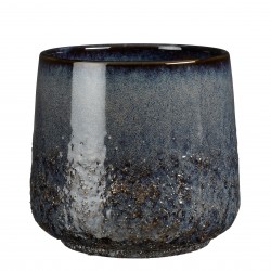 Cache-Pot Mylo Rond Bleu En...