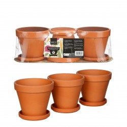 Pot+Soucoupe Stan X3  En...