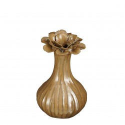 Vase Yvke Brun En Céramique...