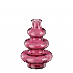 Vase Sira Rose Foncé En...