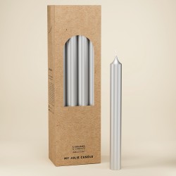 Bougie Flambeau Argent H20...
