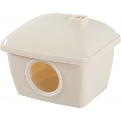 Maison Hamster Plastique Beige