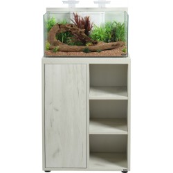 IDRO 60 Meuble Blanc cérusé