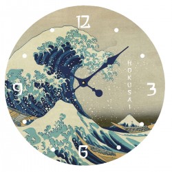 Horloge Verre La Vague...