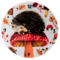 Horloge Verre Hérisson...