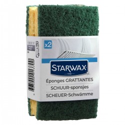 Éponges Grattantes X2-STARWAX