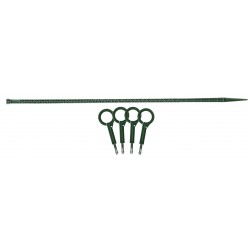 Tuteur + 4 Attaches Vert En...