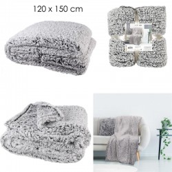 Plaid Sherpa Gris...