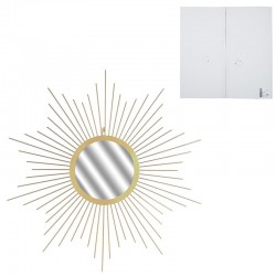 Miroir Soleil Dore Or...