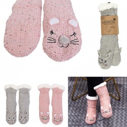 Chaussette Sherpa Animaux...