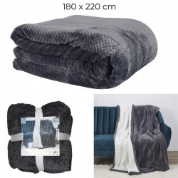 Plaid Nid Abeille Gris...