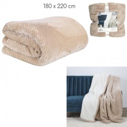Plaid Nid Abeille Beige...