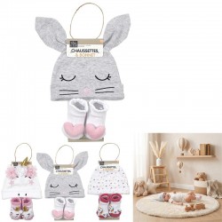 Chaussettes/Bonnet Bebe...