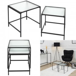 Set De 2 Table Gigogne Rosa...