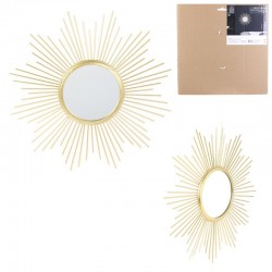 Miroir Soleil Or Ø19-HOME...