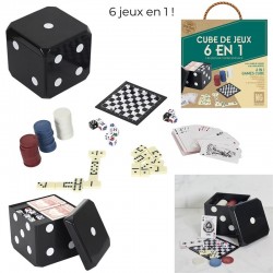 Cube De Jeux 6 1 Blanc/Noir...