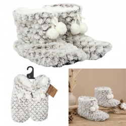 Chaussons Fourrure Sherpa...