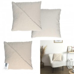 Coussin Bouclette Beige...
