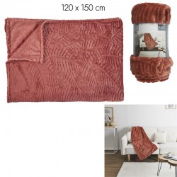 Plaid Embossé Terracotta En...