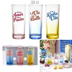 Verre Colore Dolce Vita X3...