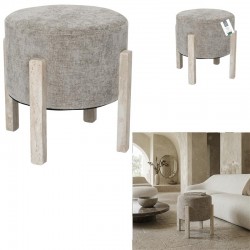 Tabouret Emilia Taupe-HOME...