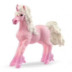 Poulain Licorne Fleuri...