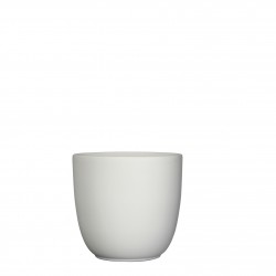 Cache-Pot Tusca Rond Blanc...