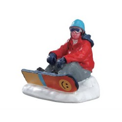 Snowboarder Au Repos...