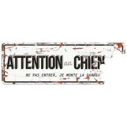 PANNEAU CHIEN BEWARE OF THE...