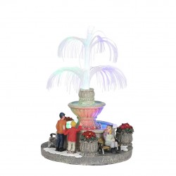 Fontaine Fiber Optique Pile...