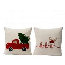 Coussin Hohoho Blanc...
