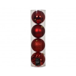 Boite de boule rouge X4 Ø14...