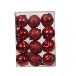 Suspension Grelots Rouge En...