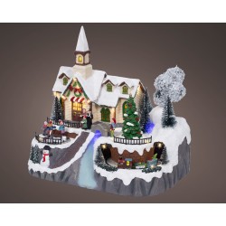 Église De Village Led Blanc...